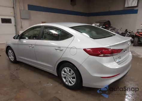 2018 Hyundai Elantra Se from USA, damaged, VIN 5NPD74LF1JH265387